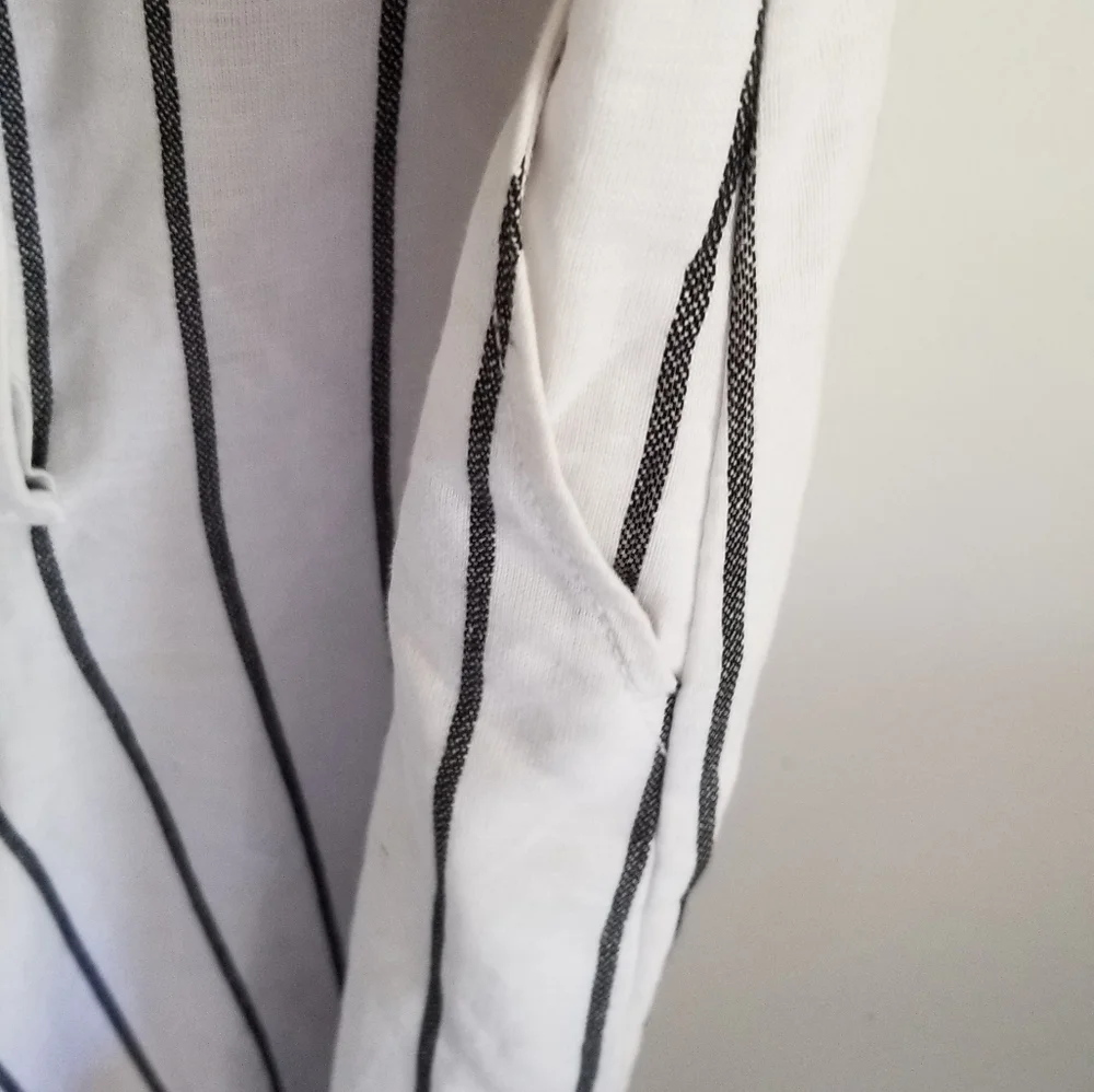 Banana Republic stripe jumpsuit